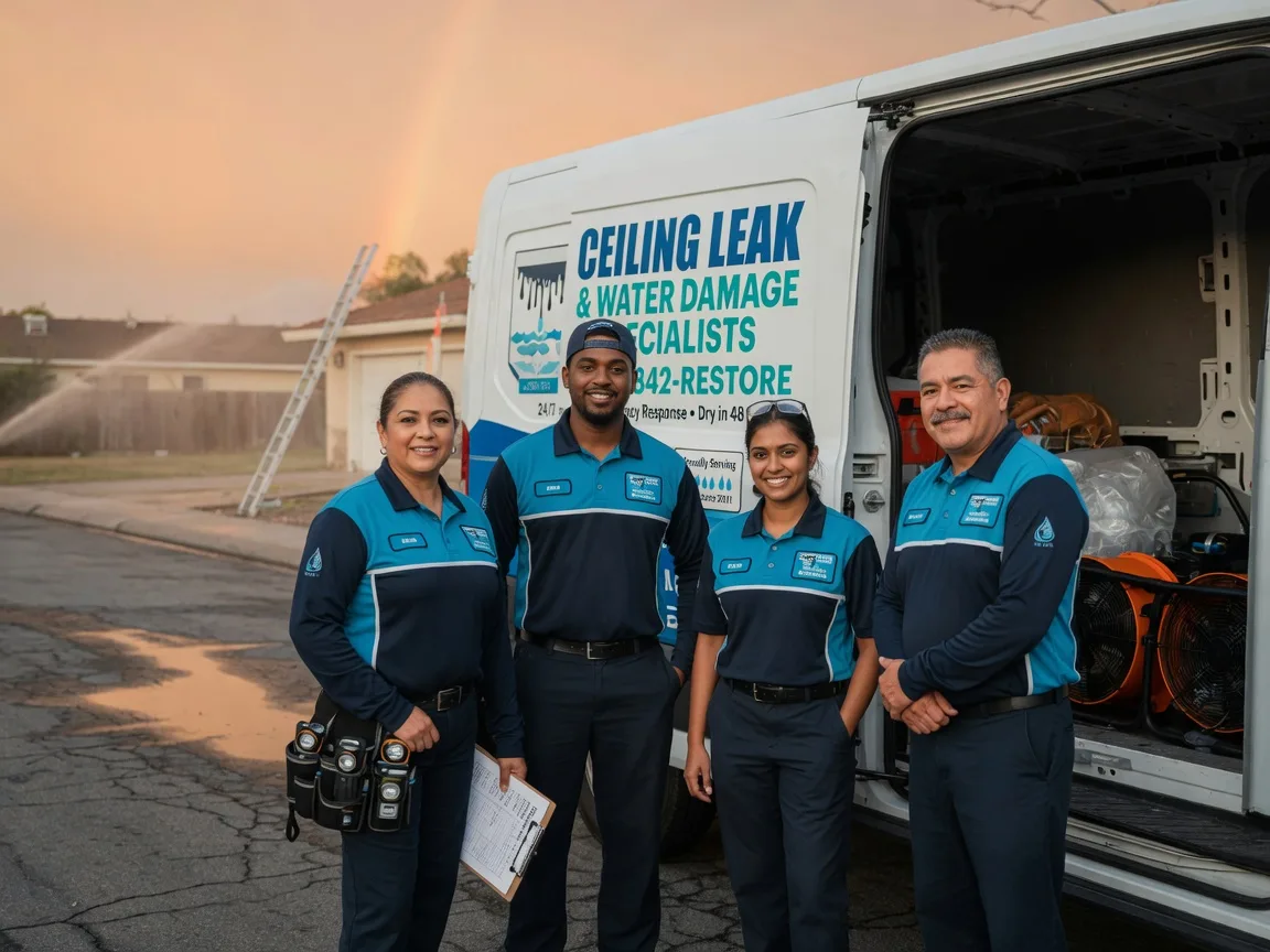 Ceiling Leak Cleanup company in Christine, TX